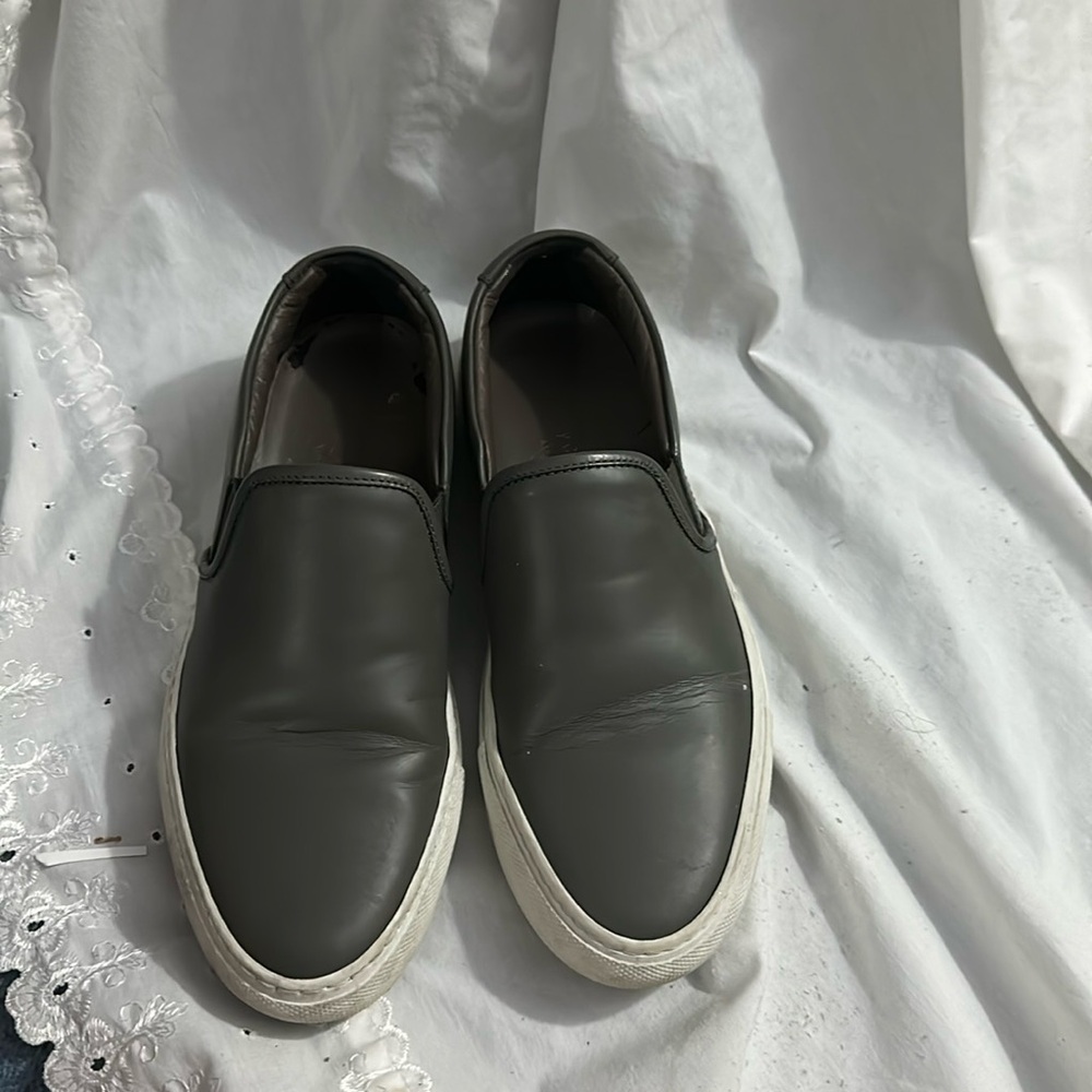 Woman by Common Projects Leather Slip on Sneaker